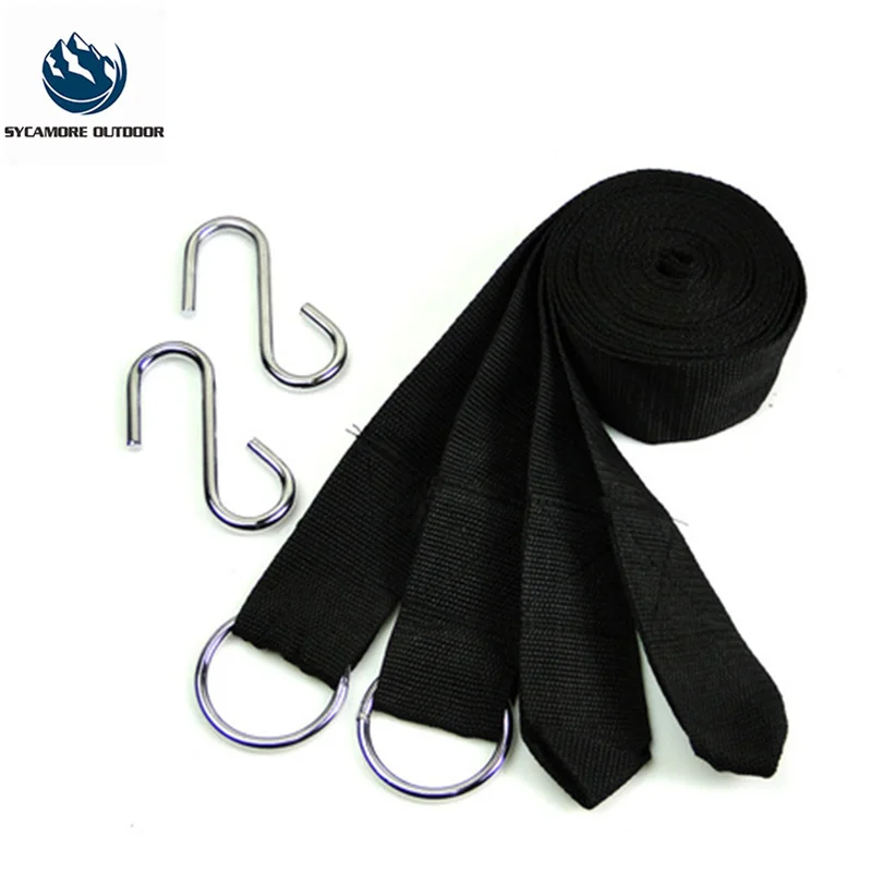 Усиленный прочный ремешок для подвешивания гамака, аксессуары с S-образным крючком