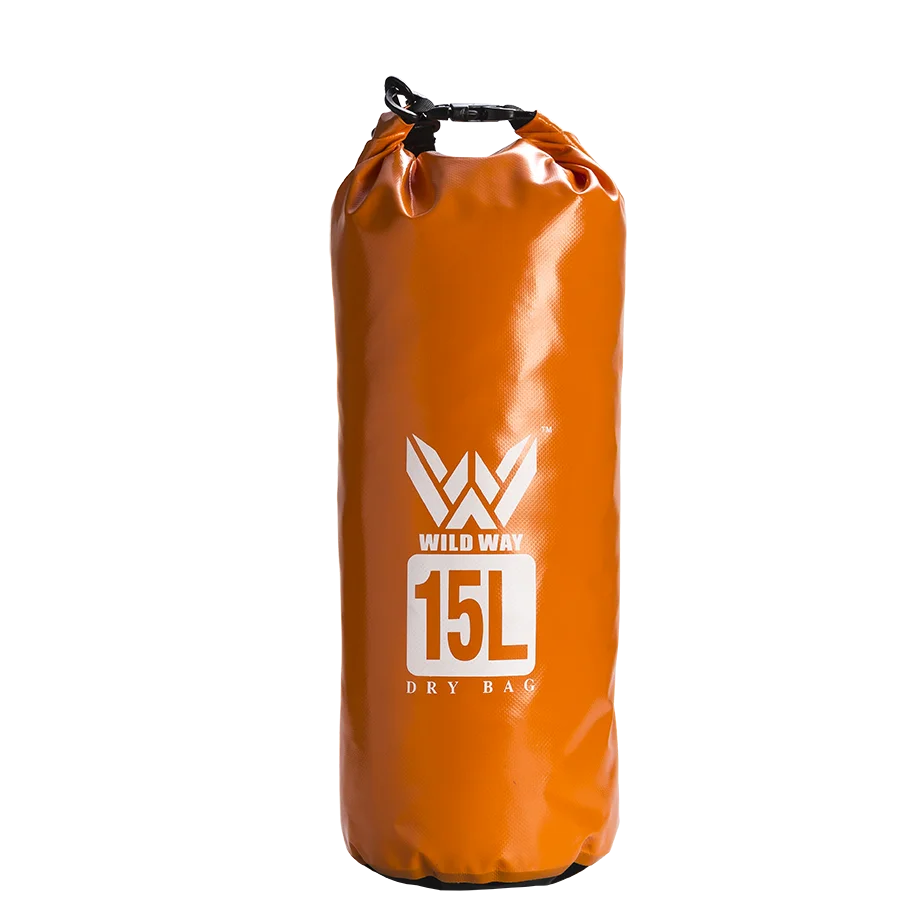 Tarpaulin 15L Ocean Pack Dry Bag for Camping PVC