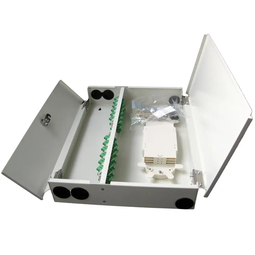 China manufacturers FTTX System 36ports SC, ST, FC, LC adapter fiber optic terminal box odf