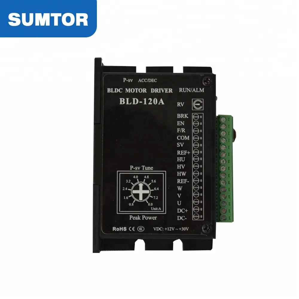 bld-120a 24 В безщеточный двигатель постоянного тока драйвер bldc для нема 23 мотор