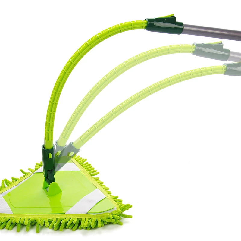 Household cleaning Retractable large triangle mop flat mop