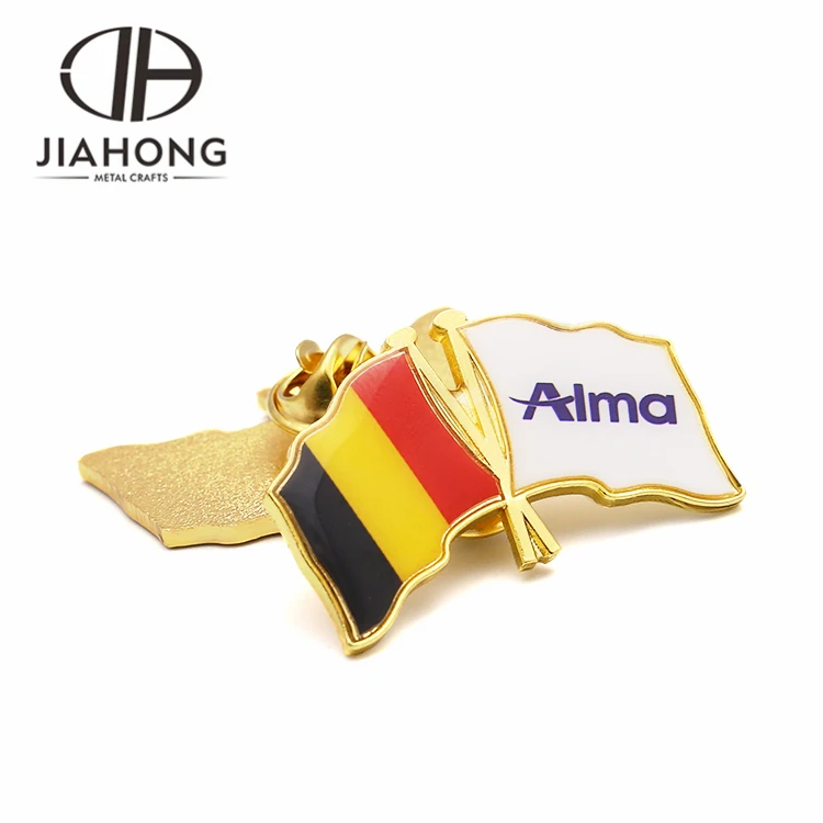 Customize British Croatia Georgian Canada Australia Usa Country Souvenirs Epoxy Flag Pin