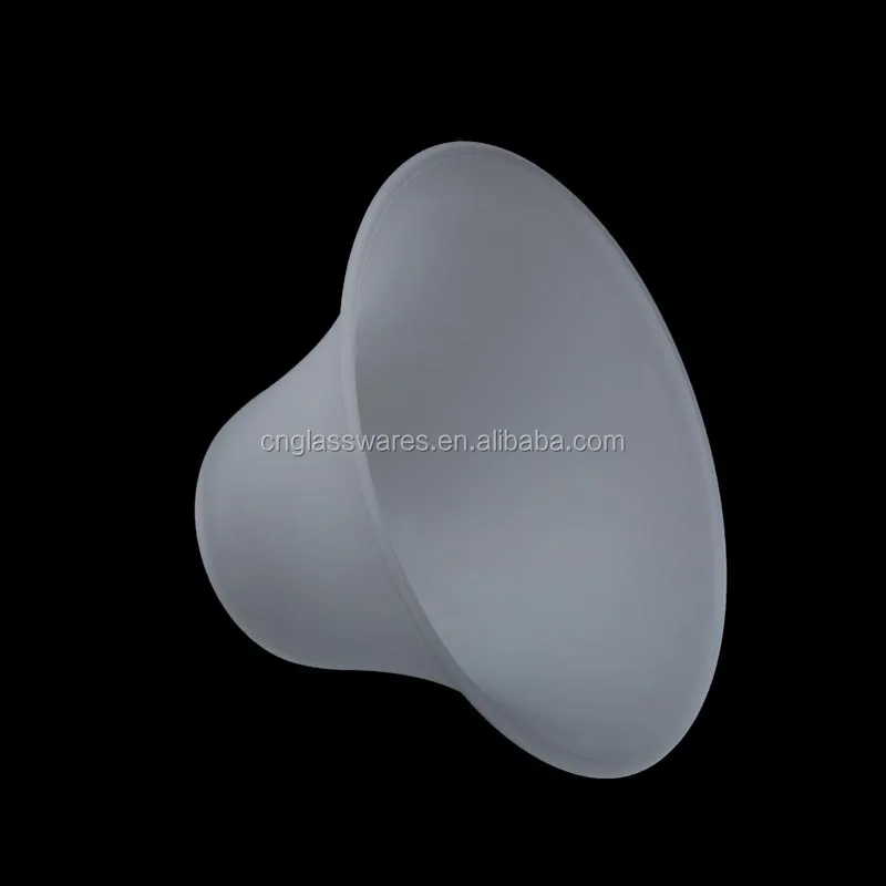 Supply Frosted White Bell Shaped Glass Ceiling Fan Lights Lamp Shade Diffuser