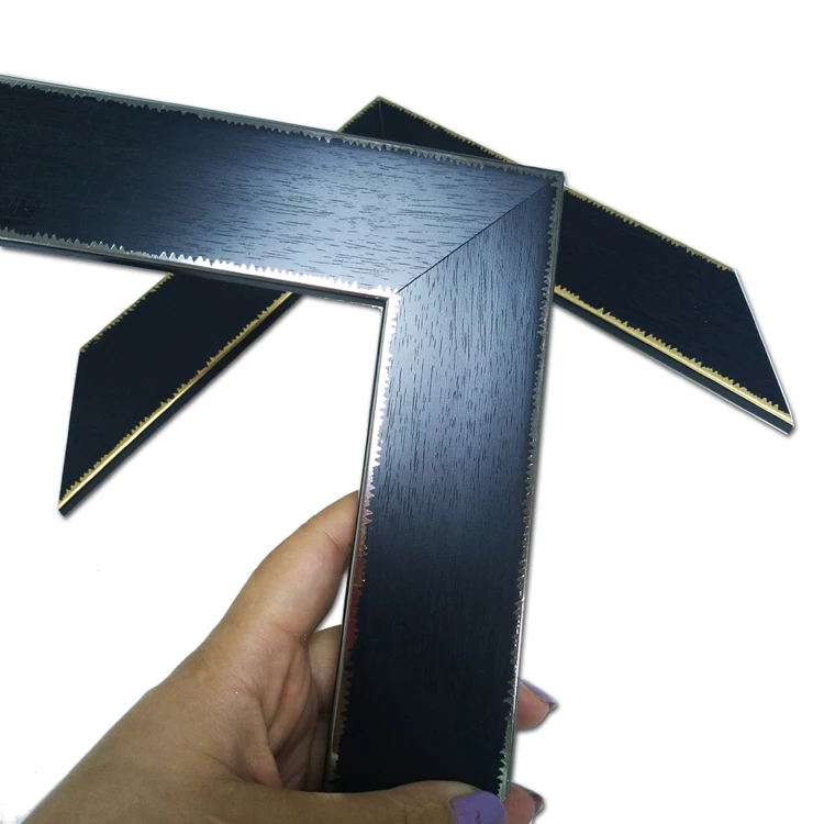 New Black Plastic Photo Frame Moulding Strip Ps Frame Moulding