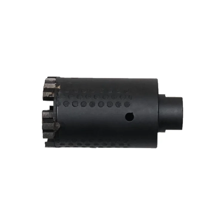 Turbo T-Seg Silver Brazed Diamond Core Drill Bit with Side Strips Protection for Granite Drilling