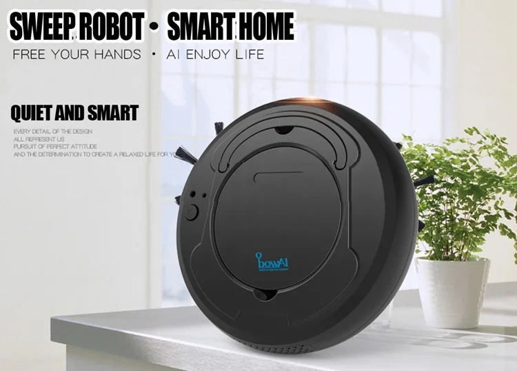 2019 New Products Sweep, drag, suck, three in one Smart Vacuum Cleaning Robot