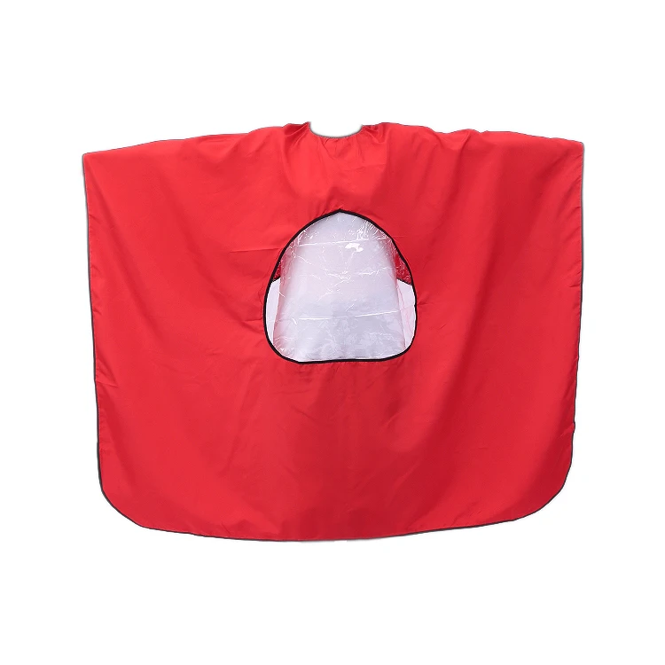 Custom Red barber cape style hairdresser Apron hairdressing+cape