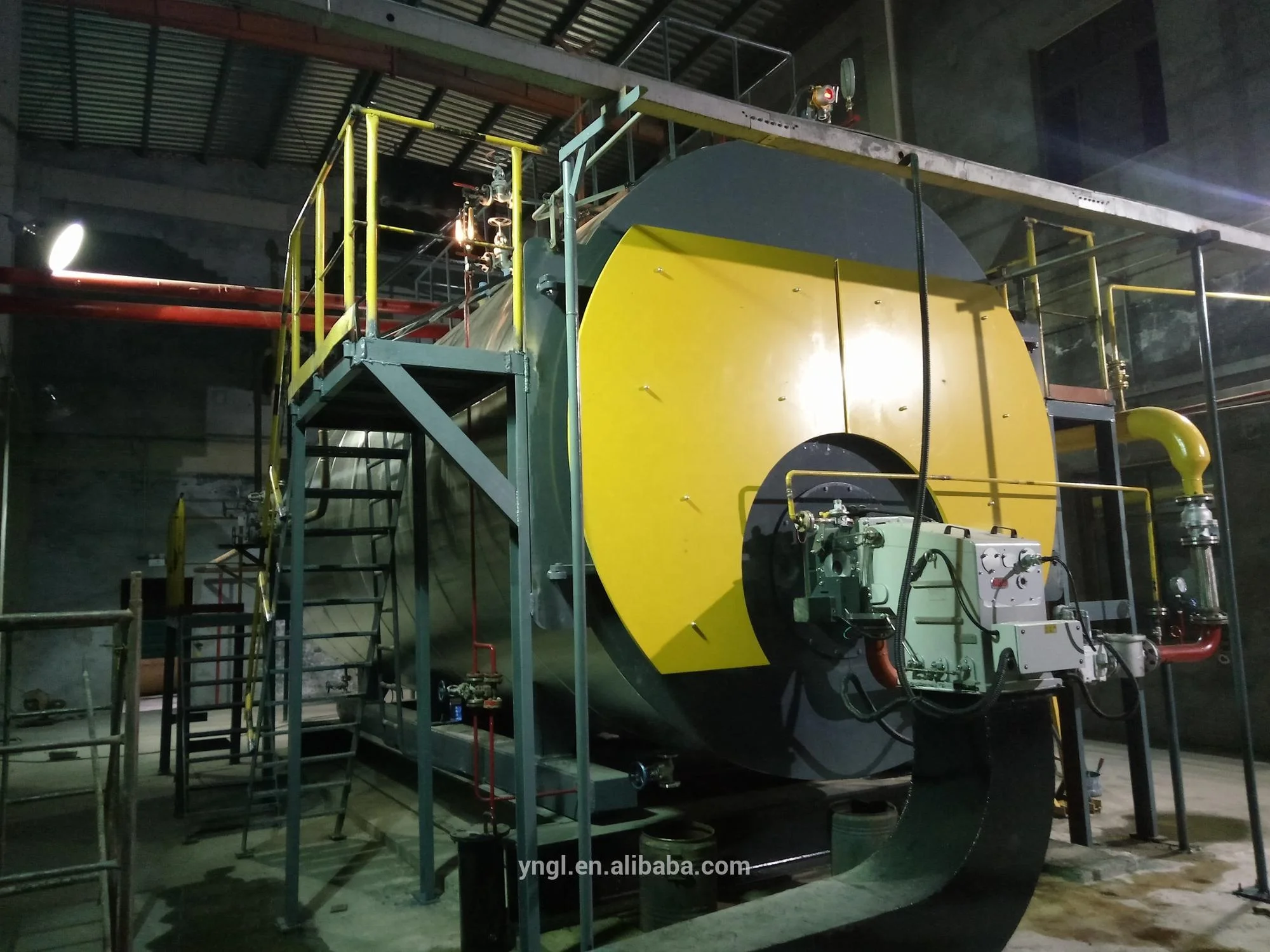 1-20ton PLC control oil fired steam boiler for tomato sauce factory