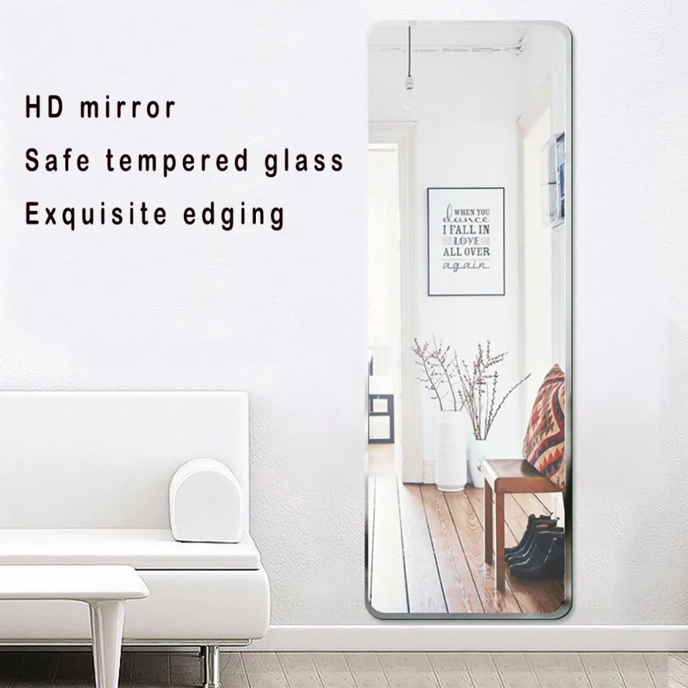 WOSEN Handcrafted in The China OEM customized Frameless Mirror Made Wall and standing floor Mirror