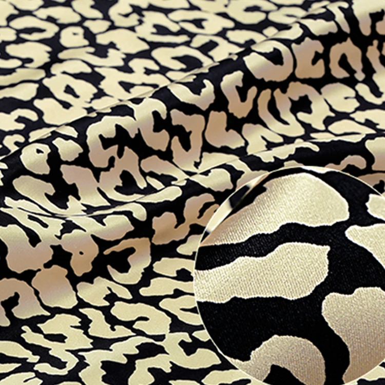 
Custom popula beautiful printed floral satin silk fabric 