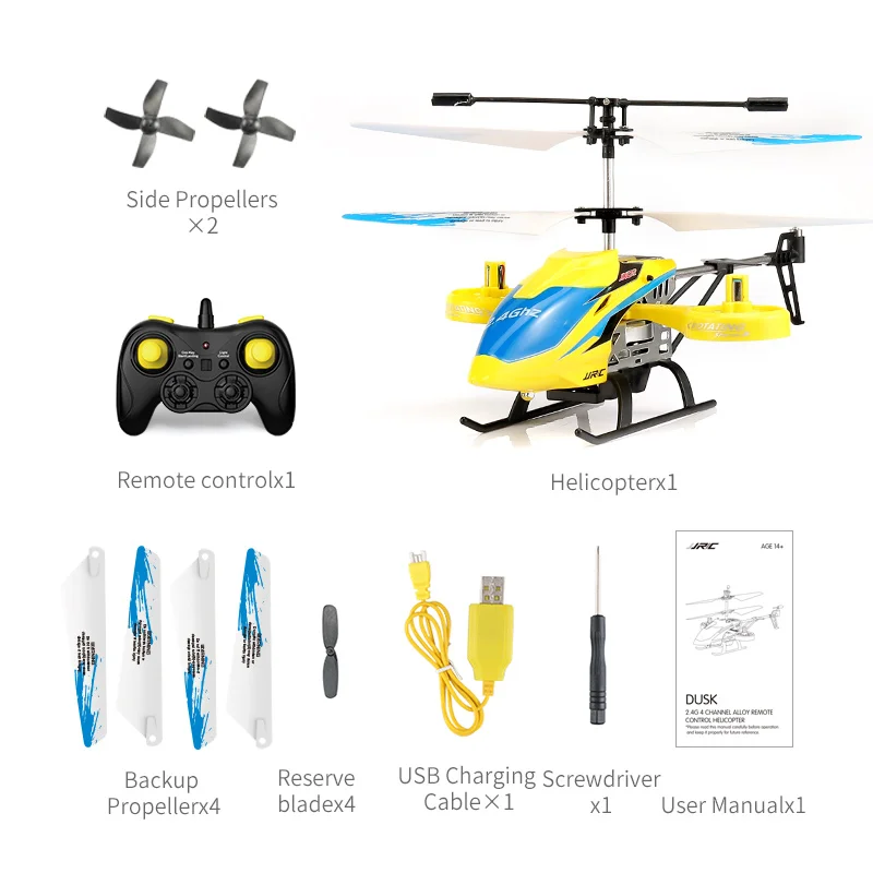 Hoshi JJRC JX02 Летающий вертолет 2 4G 4CH удерживающий высоту пульт дистанционного управления Дрон ударопрочный Квадрокоптер летательный аппарат детские