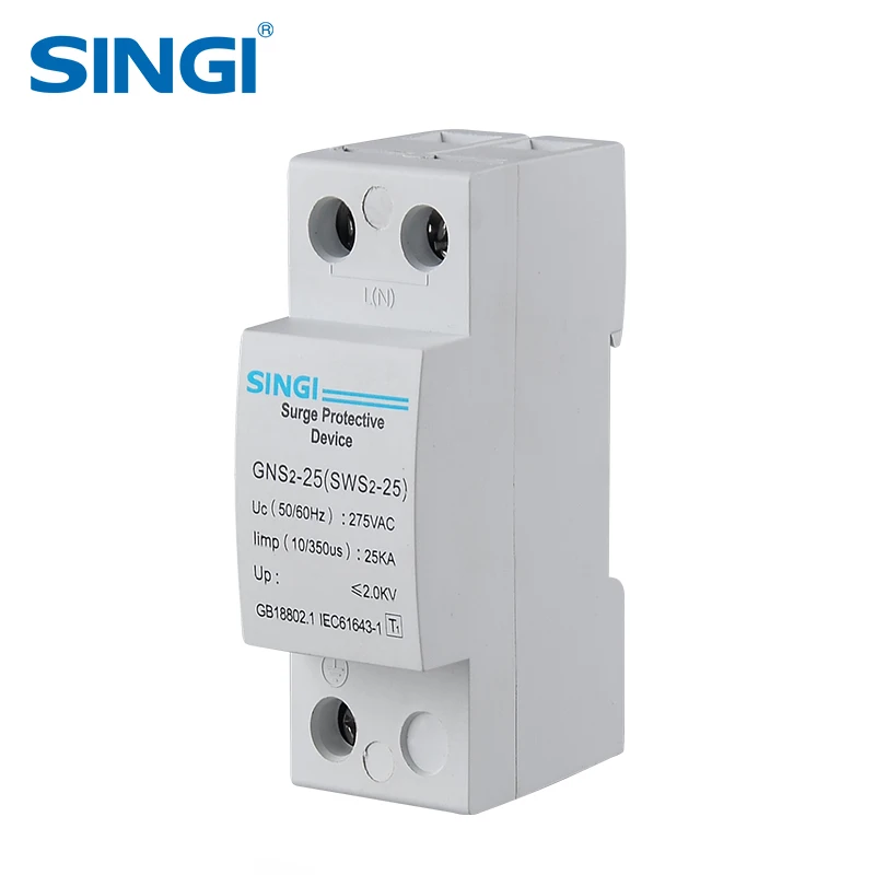 IEC standard New model First-level 25kA surge protector  device spd
