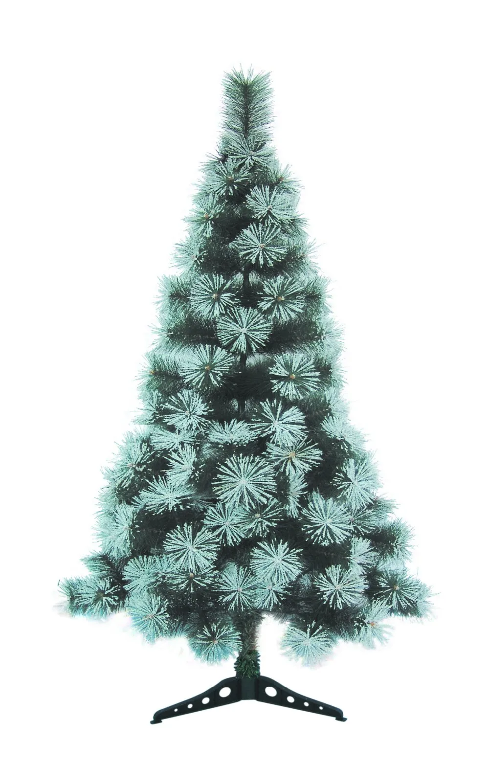 Xmas Tree Party Home Decorations Dense Pre-lit Ornaments Led Lights Collapsible mini Green White Artificial Christmas Tree PET