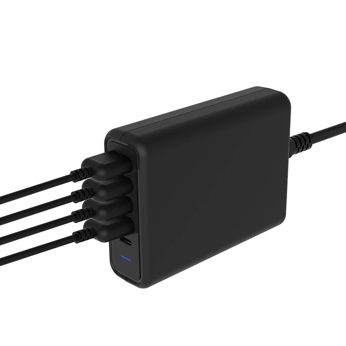 kc certificate power delivery USB C type PD charger 5 ports energy station for macbook pro tablet