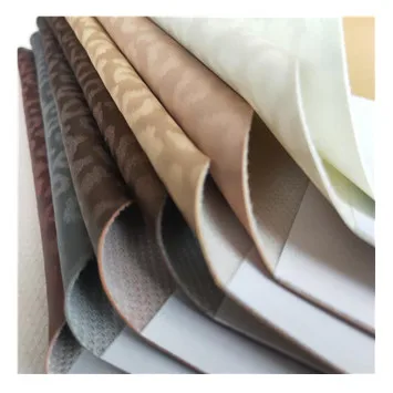 pu leather hot selling Leopard grain sofa   chair leather fabric for clothing men shoes and sports bags