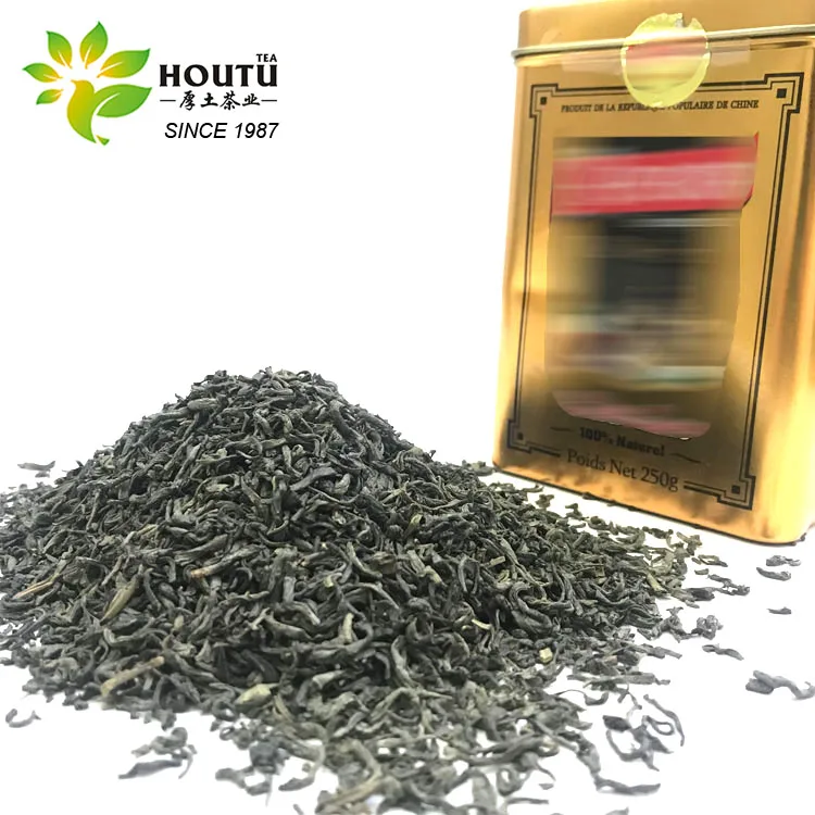 Organic Green Tea from China Mali Guinea Chunmee 41022 4011 Loose Tea Powder Healthy Slimming in Bulk Bag Box Packaging