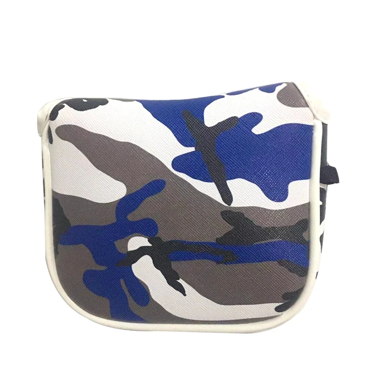 Golf Putter Headcover with Pattern Sewing Custom Tailoring USA Flag Design Golf Putter Headcover for Magnet Golf Putter Headcovers