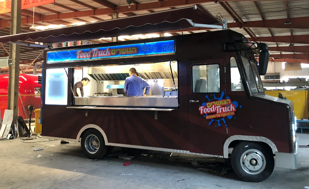 2019 new arrival bus food truck/electric street food vending trailer/customized used food trucks for sale in germany