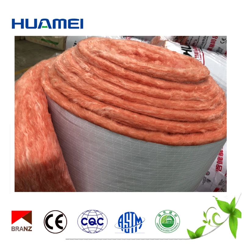 
Huamei Refractory Glass Wool With Product Line Orange Color Insulation Glass Wool 