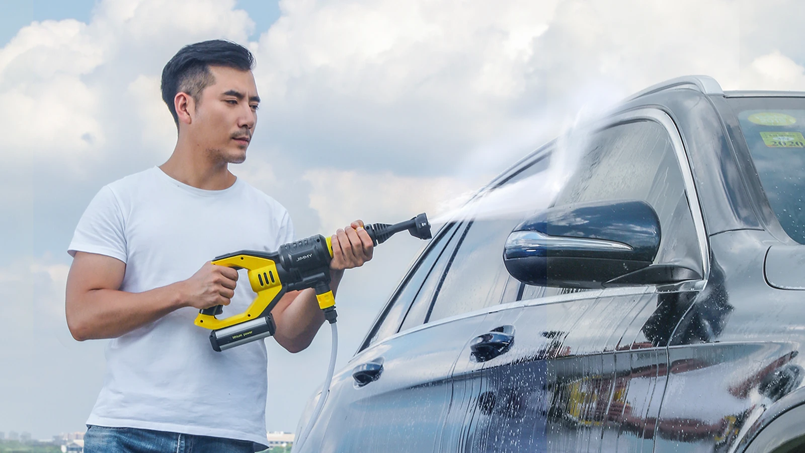 Портативный мойщик высокого давления JIMMY JW31, 12 В постоянного тока