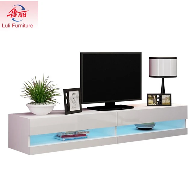 high gloss led tv wall cabinet furniture