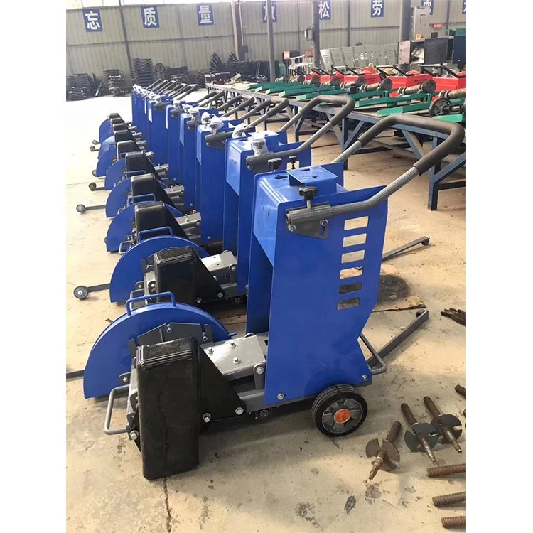 walk behind asphalt concrete road cutting saw machine concrete