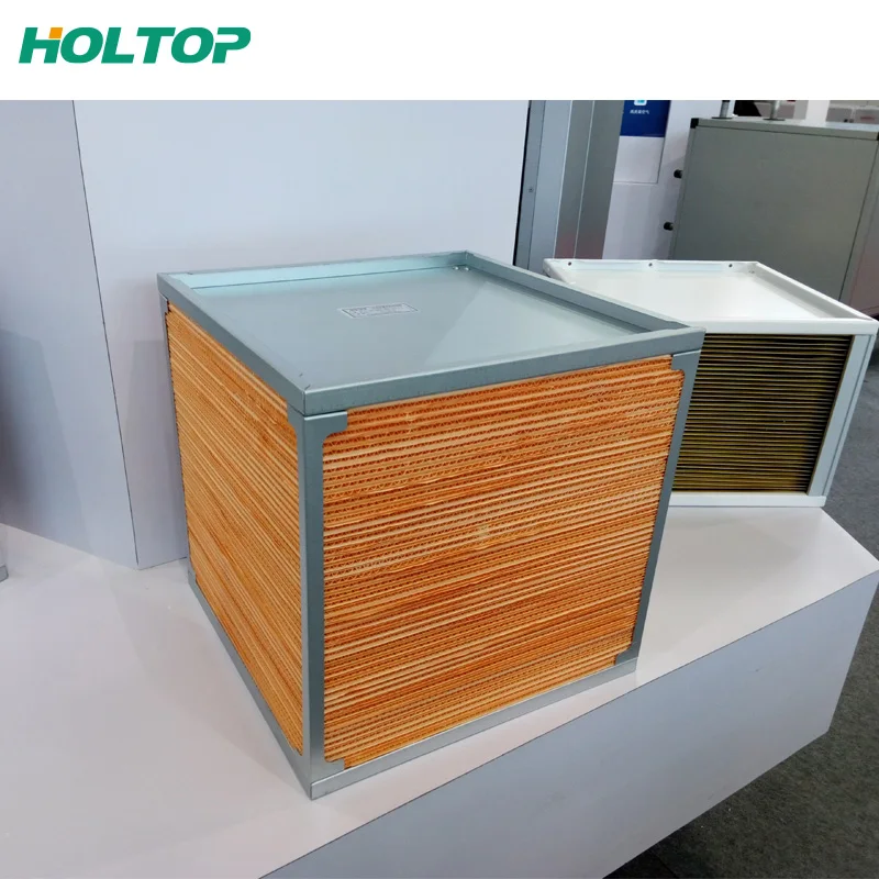 Recuperator heat exchanger enthaply heat recovery core