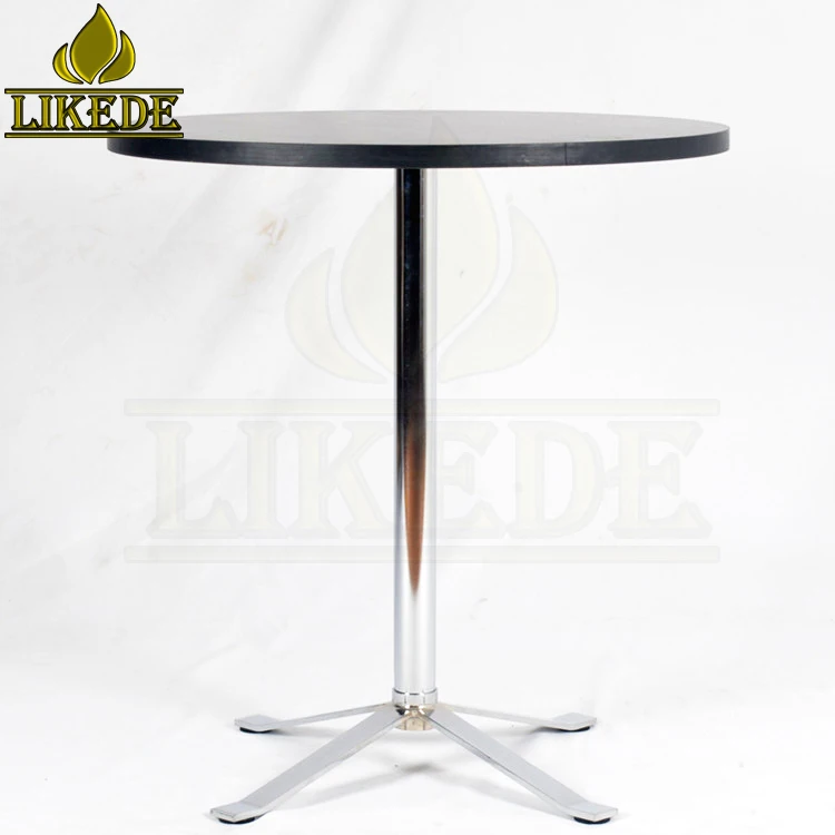 Hot Sale Metal Base Restaurant Dining Table Bistro