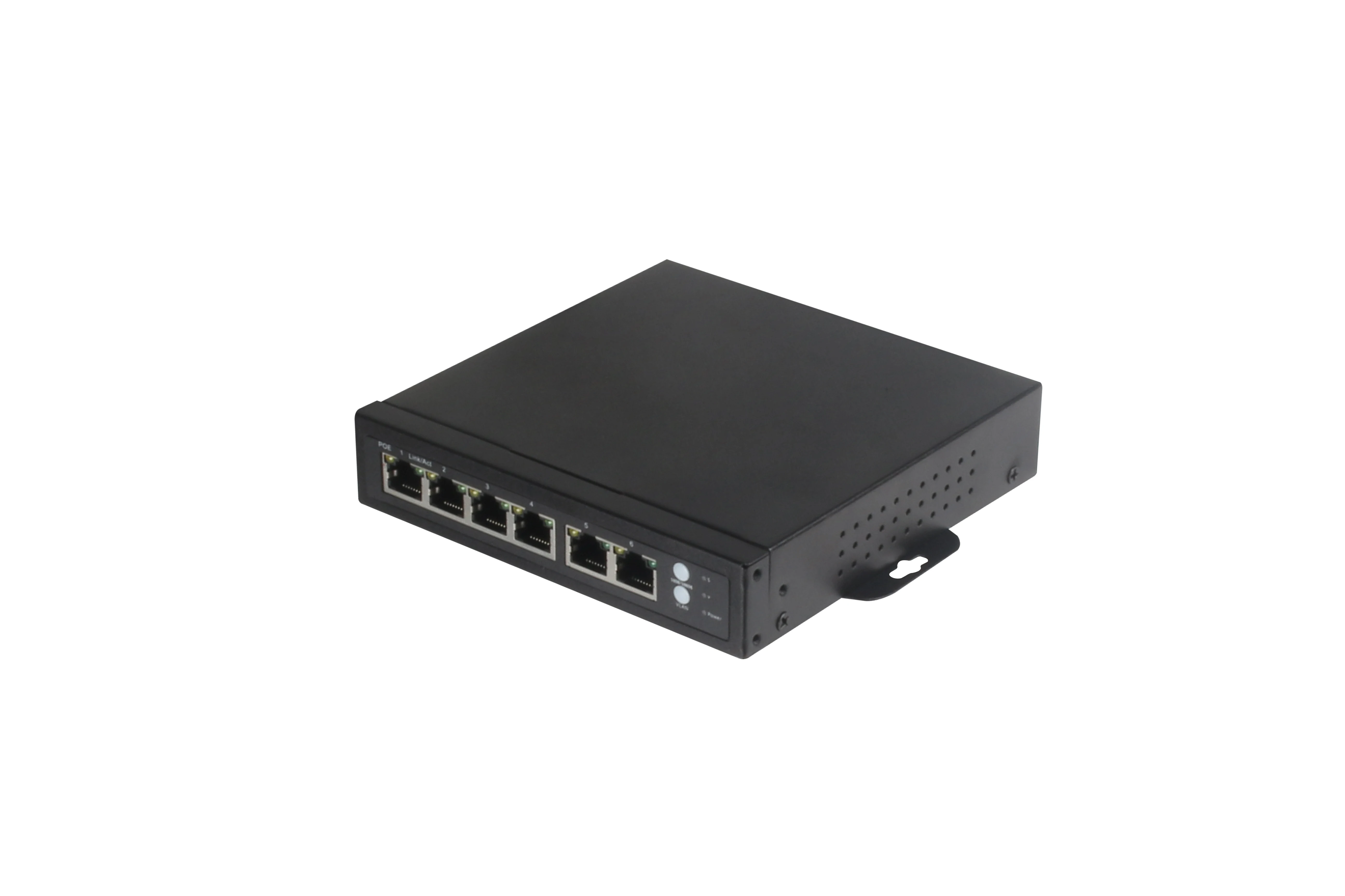 full gigabit industrial poe switch DC5V~55V wide voltage and temperature