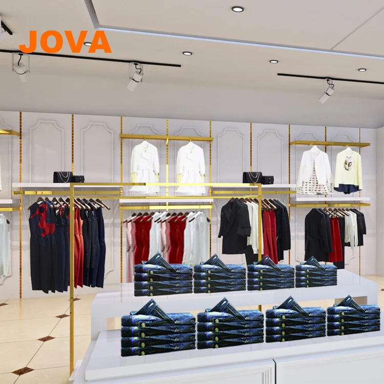 Женский магазин одежды из бутика демонстрация мебели стойка для демонстрации настенная