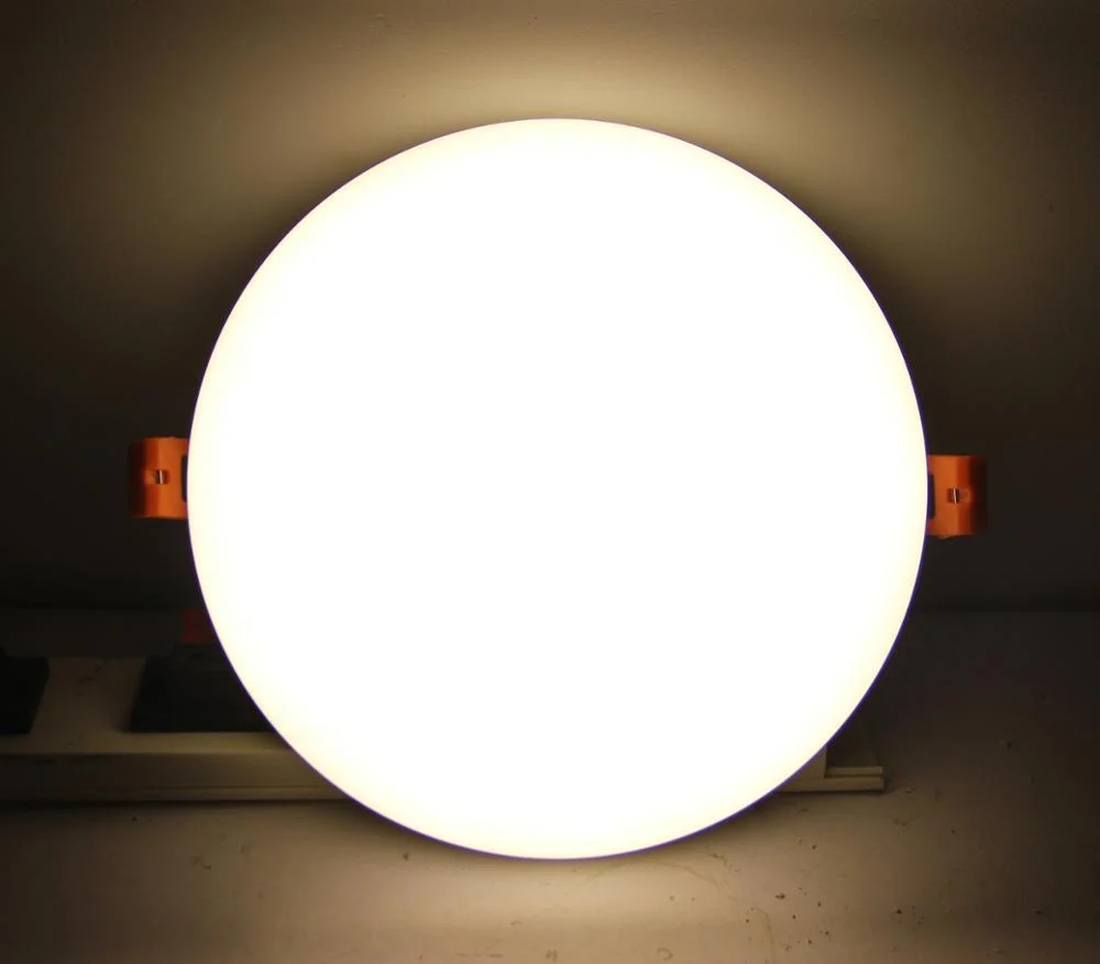 Factory lamp 150mm plastic cover 18w led frameless panel light recessed backlight  indoor lighting