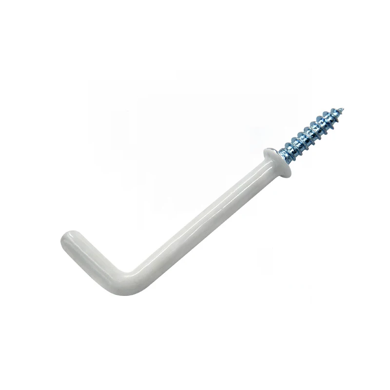hot sell products White Coated L Type shouldered Square Hook