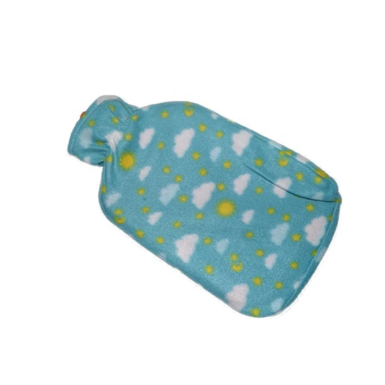 Professional good quality gel content 20 2L Hot Water Rubber Bottle With Cover 50pcs/carton