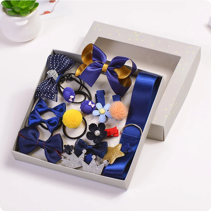 wholesale fashion handmade baby kid girl cute hair clip set lovely kids hair accessories