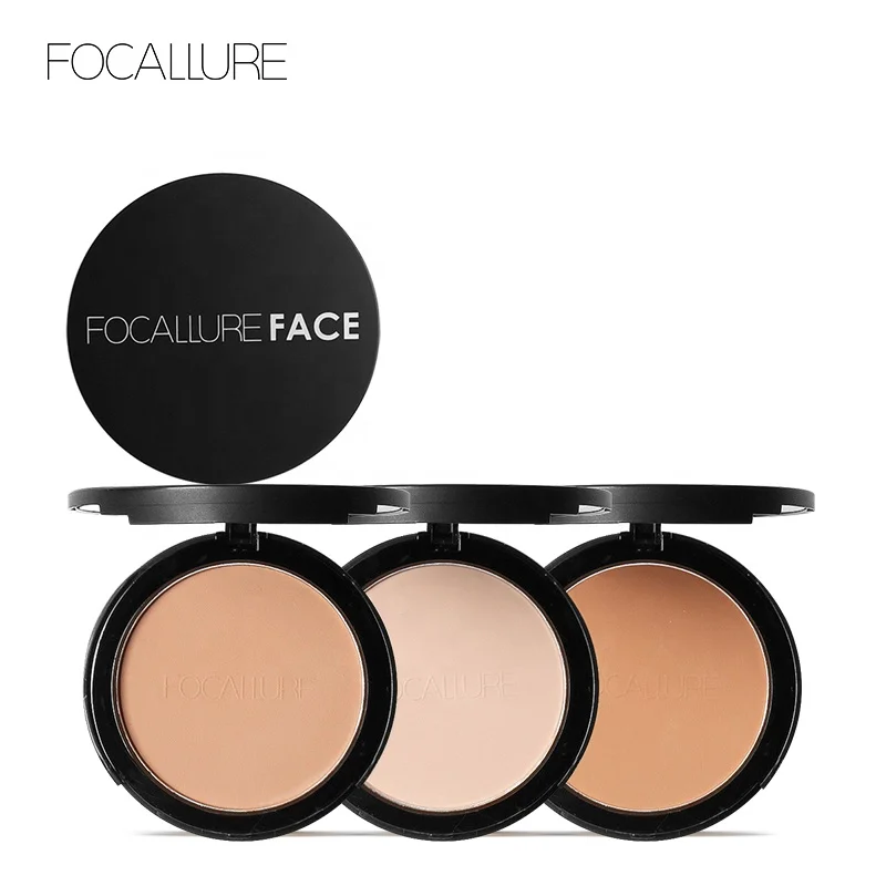 
FOCALLURE Resale Products Organic Cosmetics And Makeup Compact Powder Low Price 