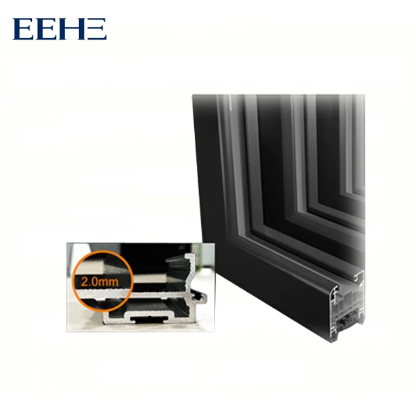 
China villa thermal break soundproof accordion door for garden glass door 