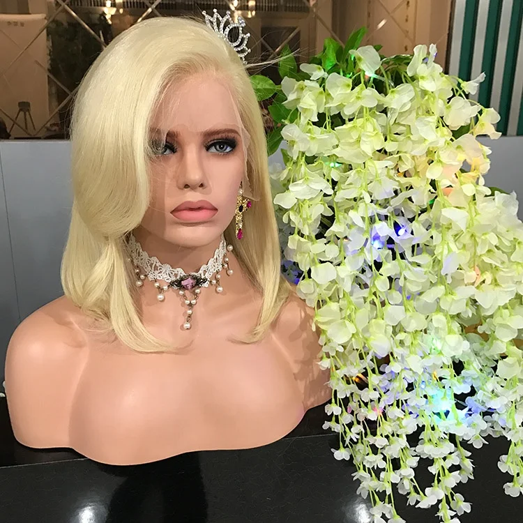 
Hot Selling 613 blonde Hair Lace Wig Elastic Bands For Wigs Short honey blonde lace front wigs For Black Women 