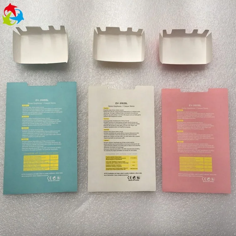 Custom PVC PET Packaging Thermoformed Blister Box for Mobile Earphone