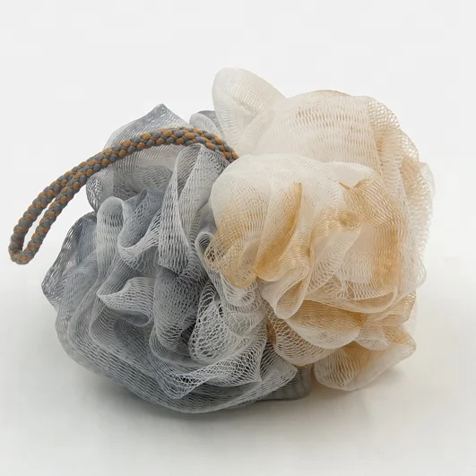 
Bath Shower Sponge Pouf Loofahs Mesh Brush Shower Ball 