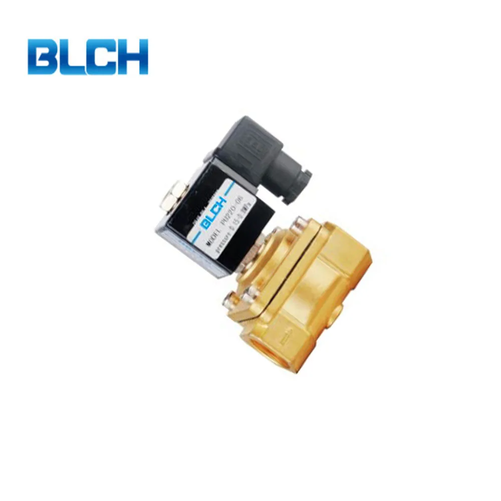 Wholesale high quality 12V 24V 220V hydraulic valve Brass 2/2 way 1.5 inch water solenoid valve