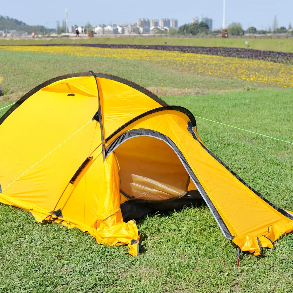 
High-end 2 Person 4 Season 20D Lightweight Alpine Tent for Backpacking Camping Hiking Climbing Travel with a Living Room 