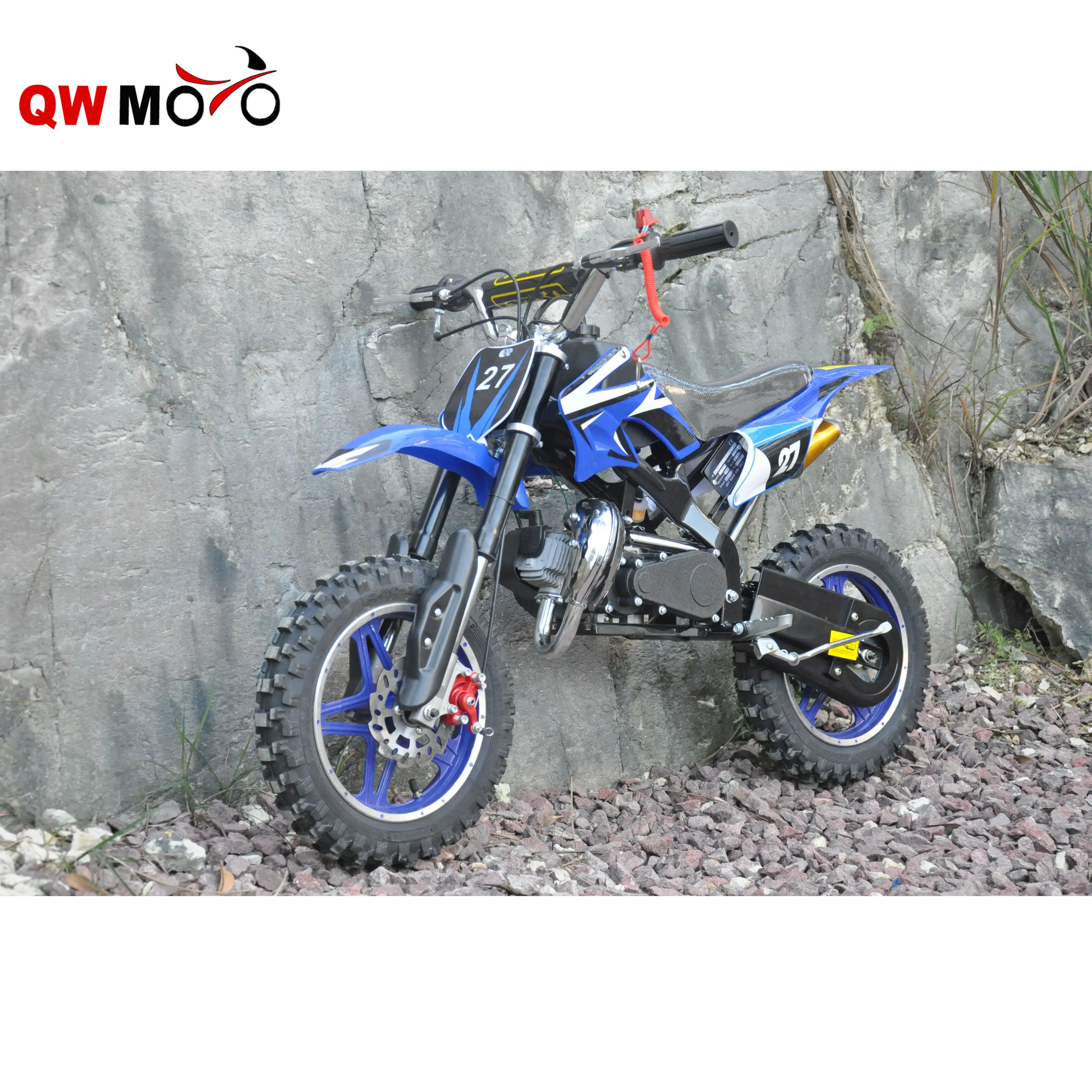 QWMOTO CE 2019 49CC 50CC Mini Moto Off Road Gasoline Mini Kids Motorcycle for sale QWMPB-02B