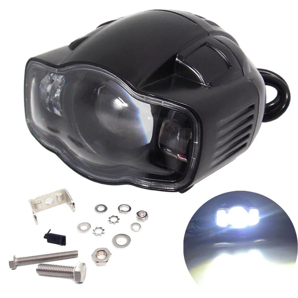 Motorcycle electric car headlights waterproof super bright lights auxiliary external spotlights headlights