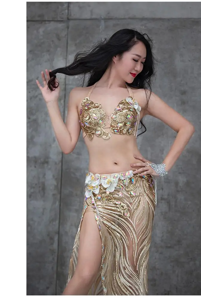 Костюм для танца живота QC3055 Wuchieal с блестками