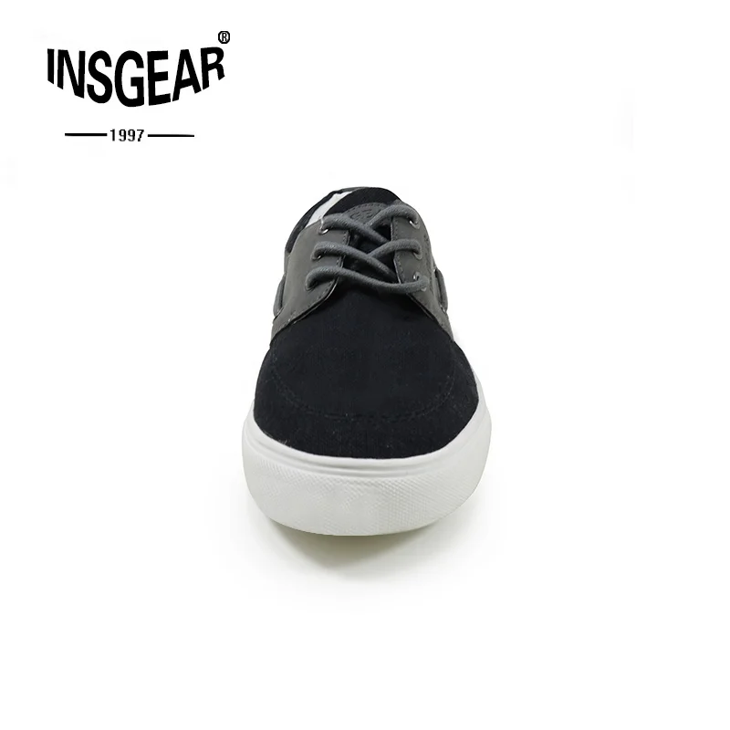 Men Breathable Slip on Canvas Casual Loafer Flat Deck Shoes