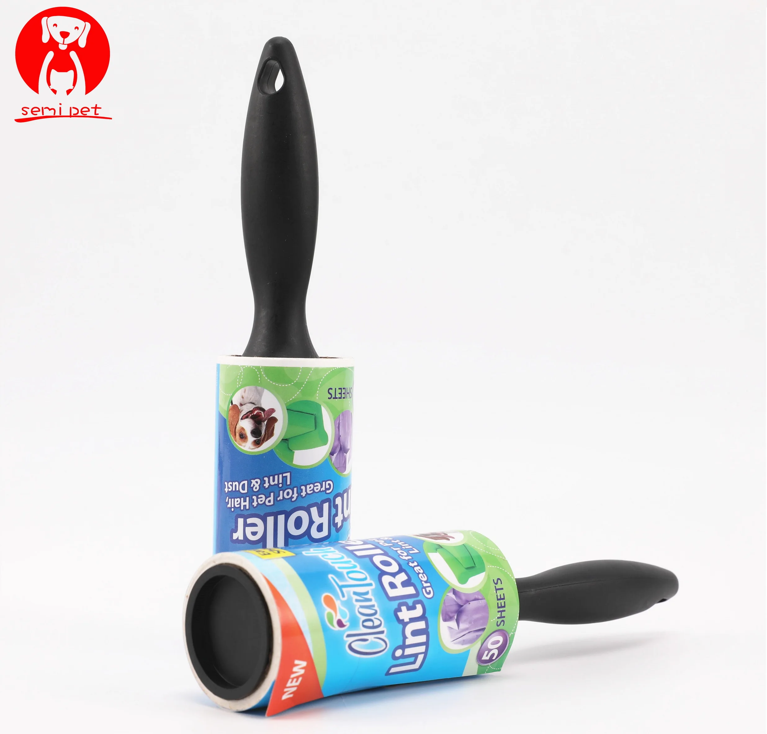 2019 New Lint Fuzz Pet Hair Remover Rolller Cloth Cleaning Removal 50 Sheets Sticky Paper Household Merchandises