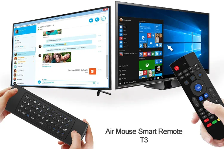 T3 wireless air mouse keyboard remote for windows 10