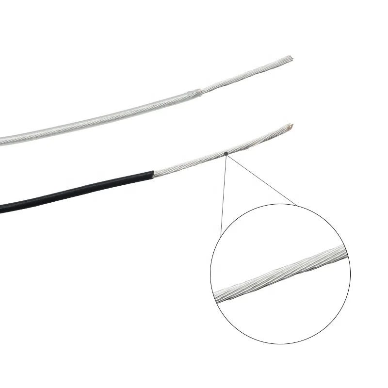 200deg. C тефлон Отопление оплетка привести PTFE изолированный FF46-2 мм 0,3 электрический провод кабель