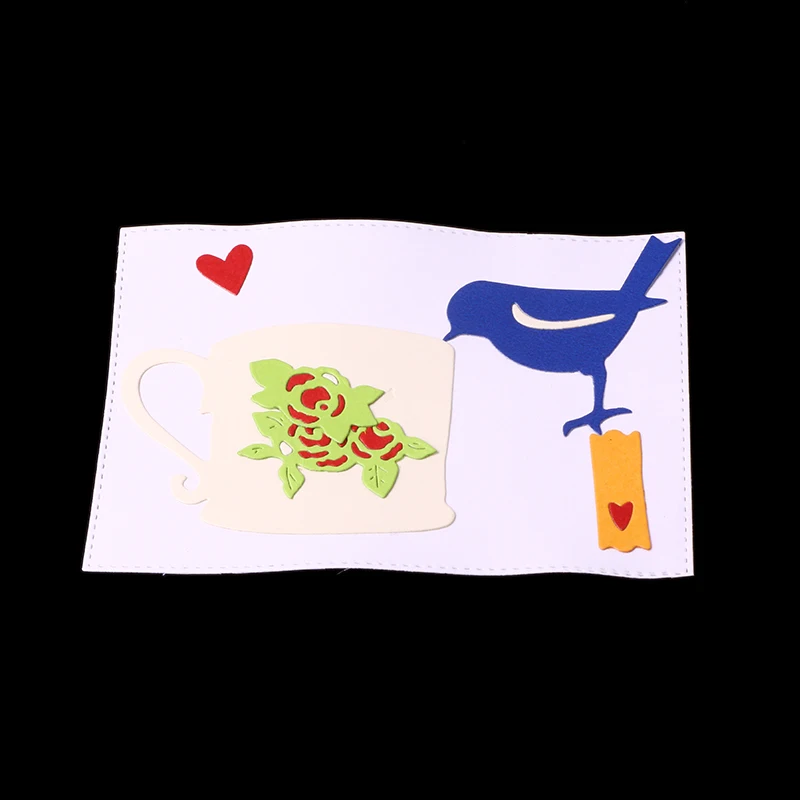 AAGU 1PC Metal Carbon Steel  Leaves Bird Branch Die Cut Dies Embossing Stencils Scrapbooking Album Photo Decoration Cutting Dies