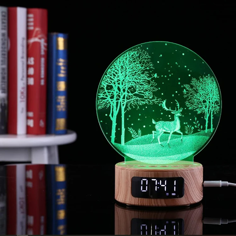 Christmas Flashing Music Light Speaker